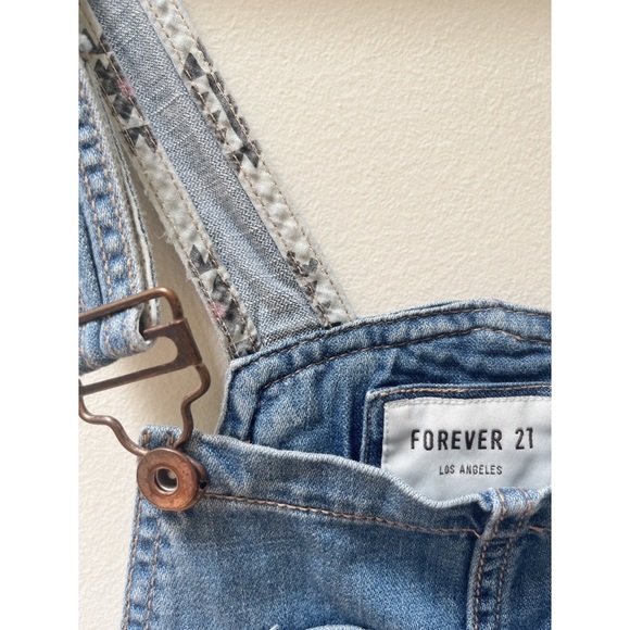 Denim Short Overalls - Picture 4 of 6